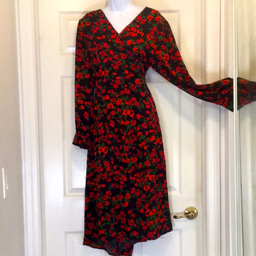 Pretty Red Stamp Dress